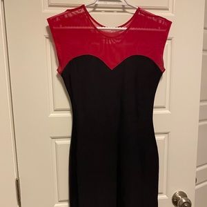 American Apparel Red/Black Dress sz M/L